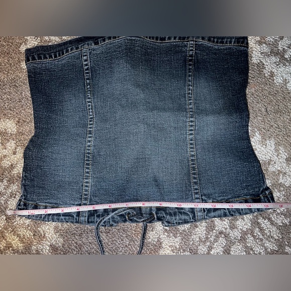 Weather Vane, size Medium, Jean crop top - Picture 12 of 14